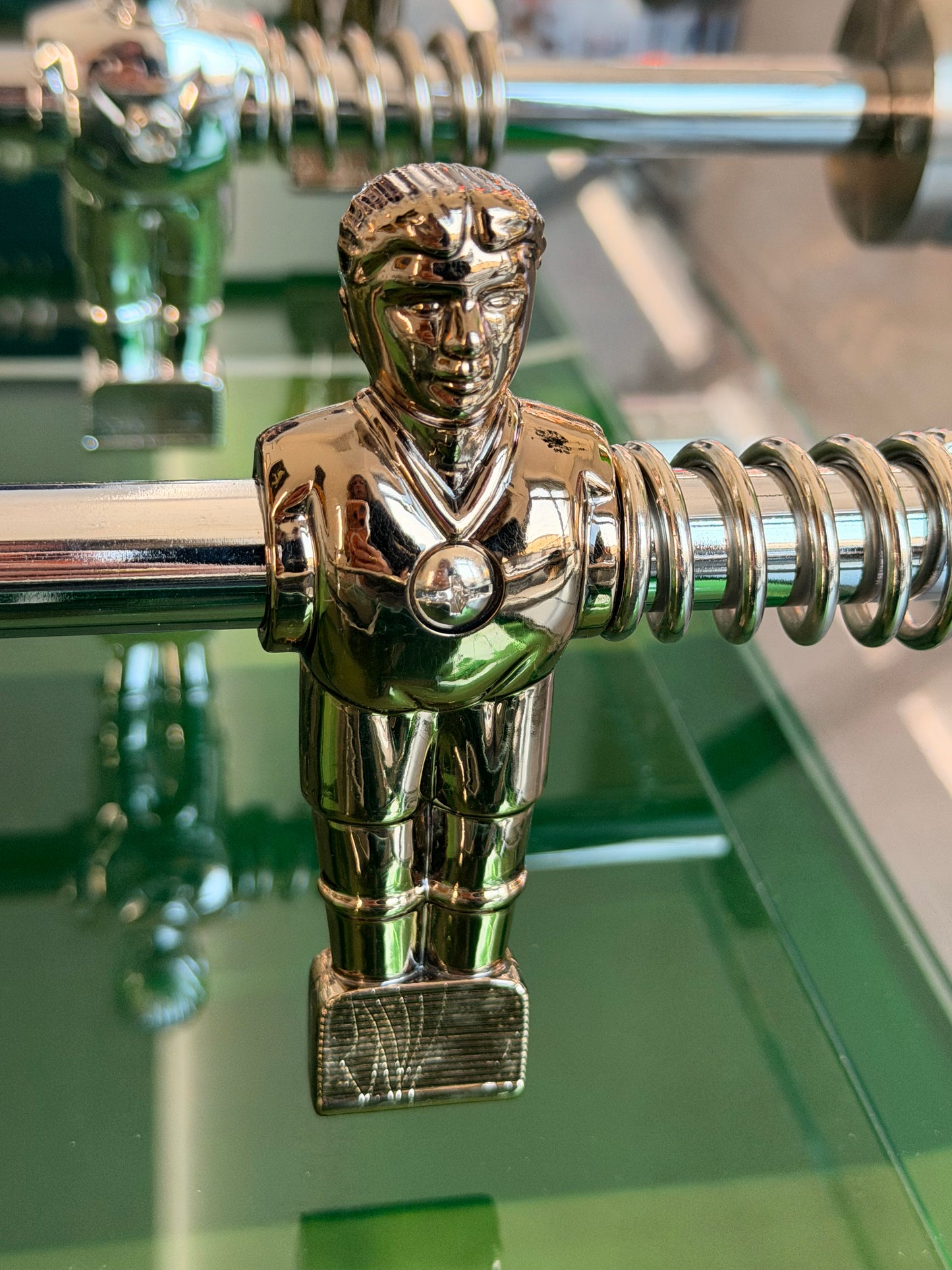 Calcio balilla in vetro