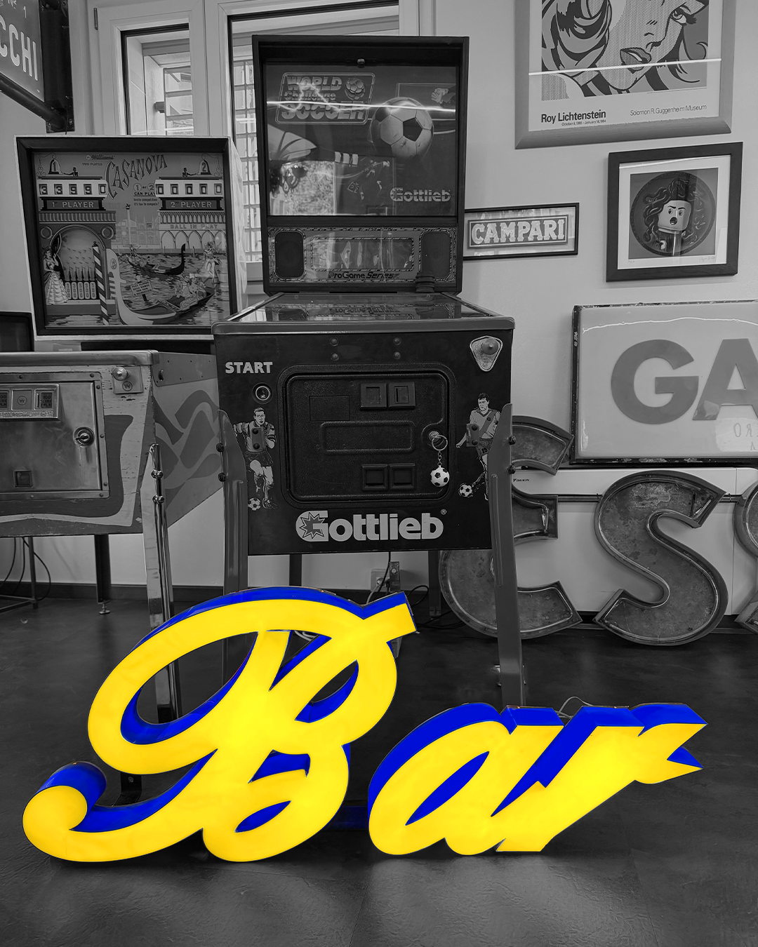 Insegna luminosa Bar