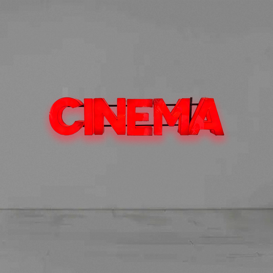 Insegna luminosa cinema