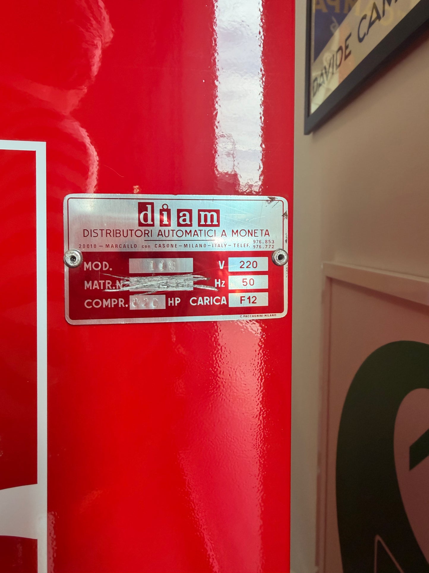 Distributore Originale Coca Cola - 60'