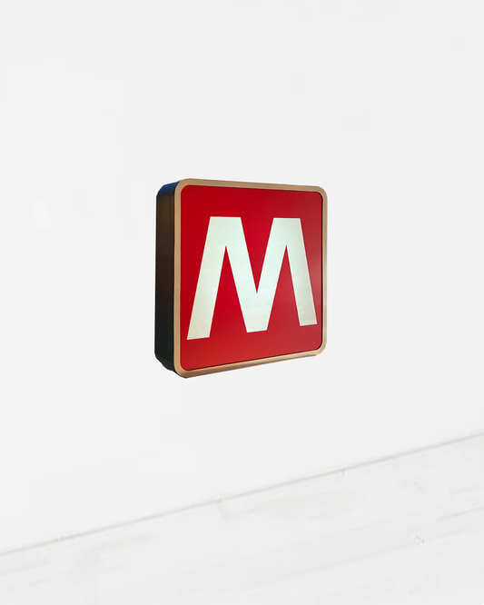 Insegna Luminosa - Metropolitana