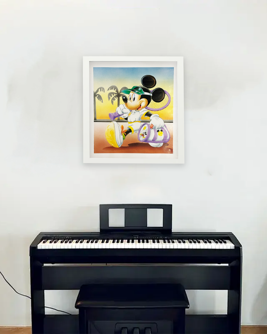 Manifesto Pubblicitario - Topolino Tennis