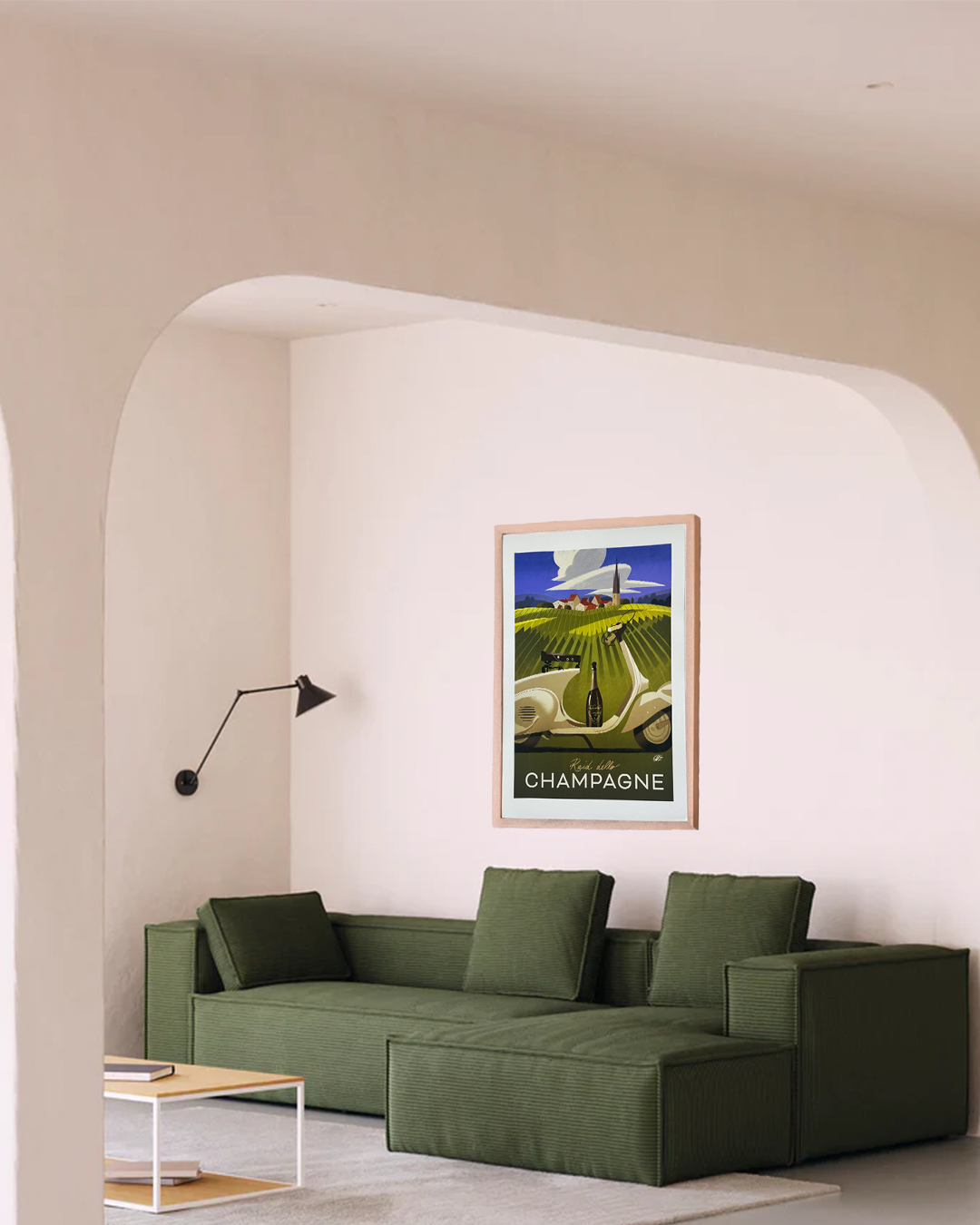 Manifesto Pubblicitario - Raid dello Champagne