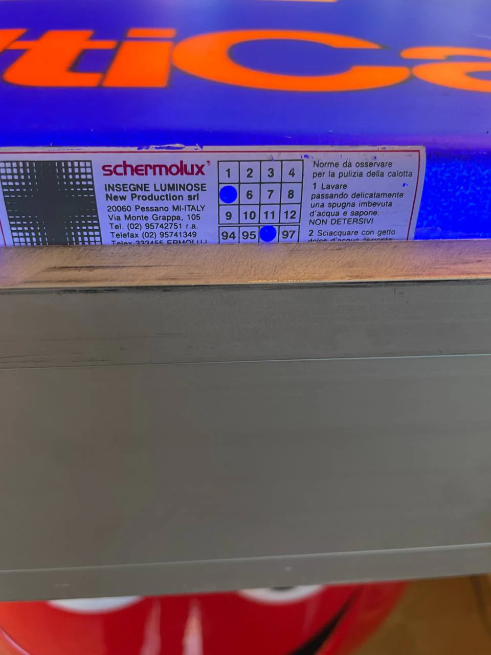 Insegna Luminosa - IP 1996