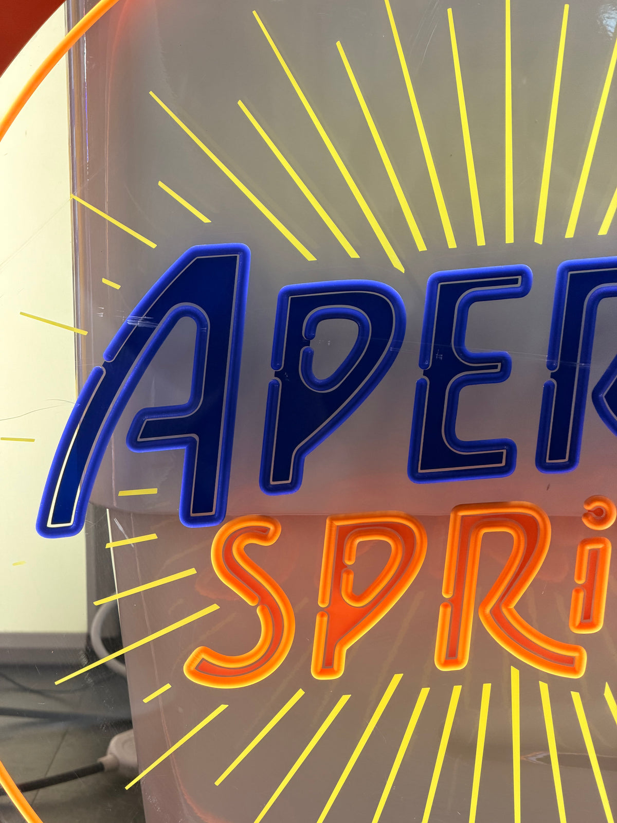 Insegna luminosa Aperol Spritz