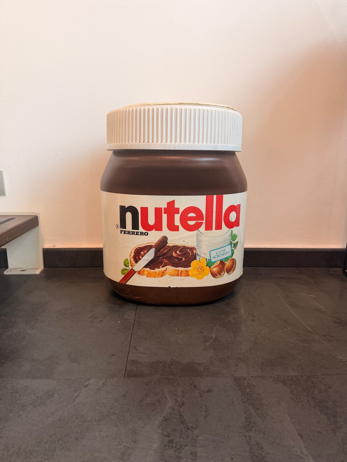 Pouf pubblicitario Nutella