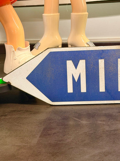 Insegna stradale originale Milano