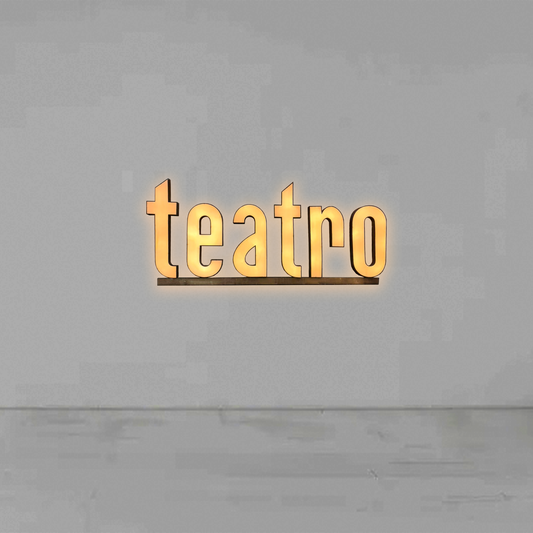 Insegna luminosa Teatro