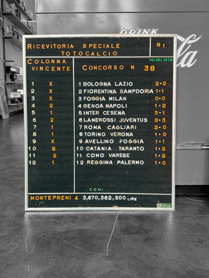 Listino prezzi Ricevitoria Speciale Totocalcio
