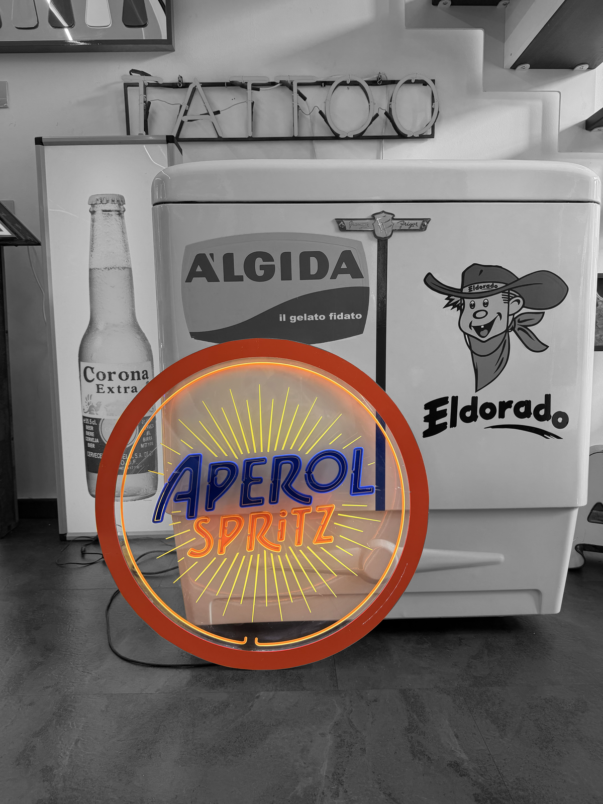 Insegna luminosa Aperol Spritz
