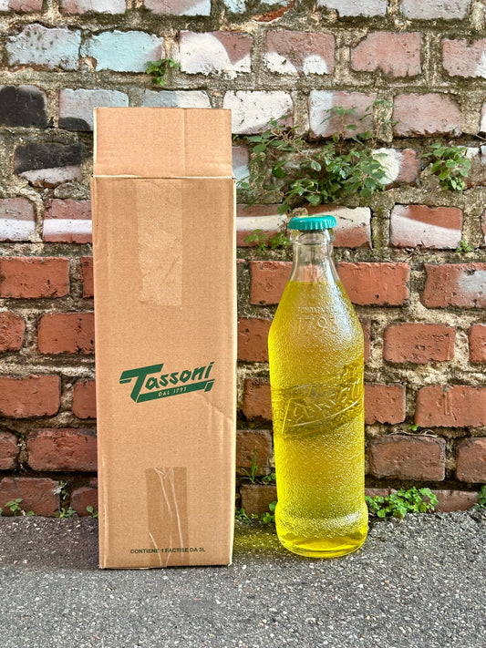 Bottiglia pubblicitaria decorativa - Cedrata Tassoni