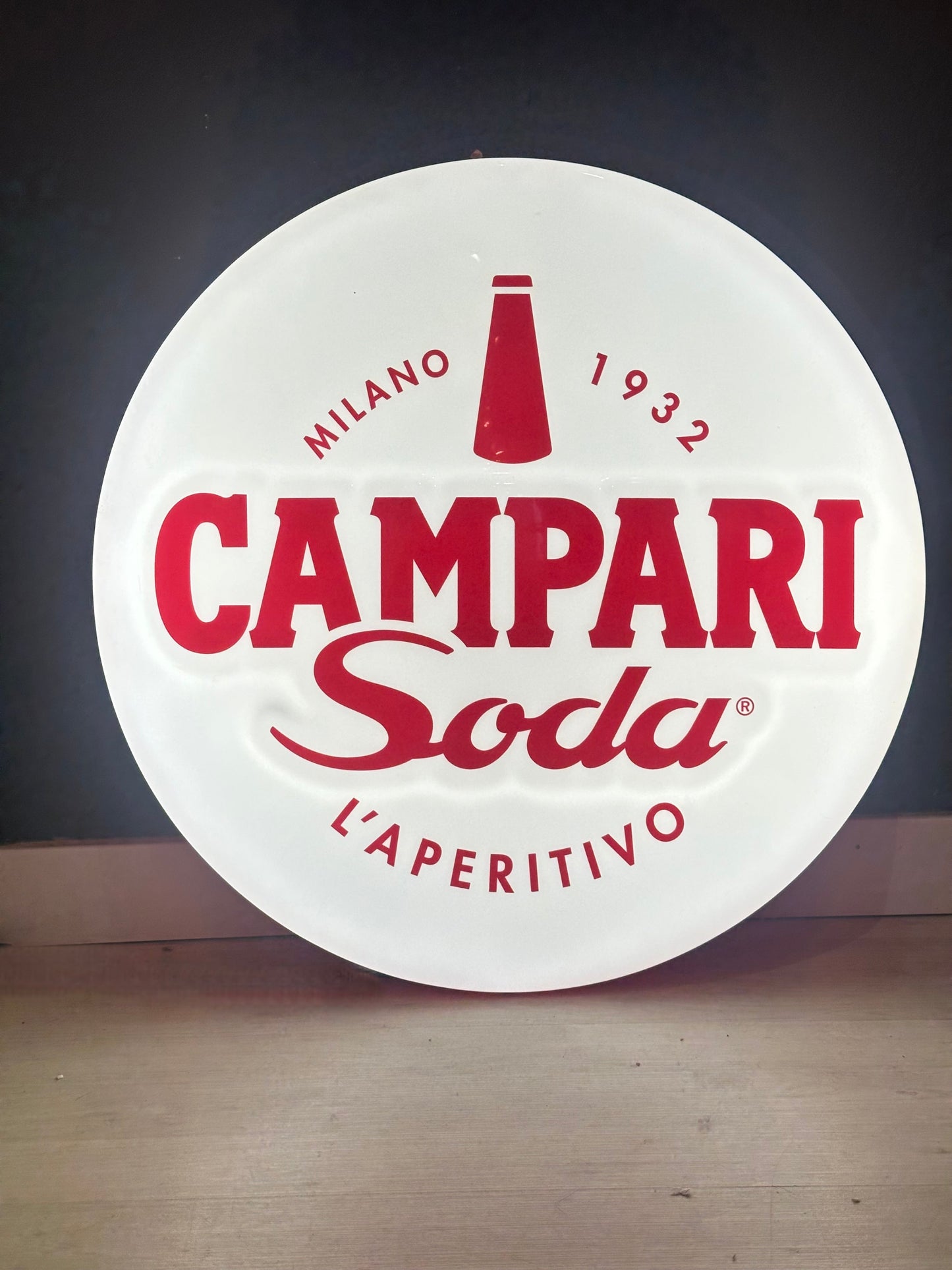 Insegna luminosa - Campari’00