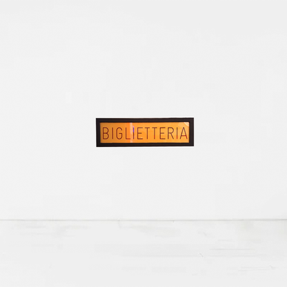 Insegna luminosa originale Biglietteria