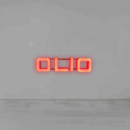 Insegna luminosa Olio