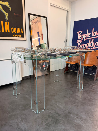 Calcio balilla in vetro