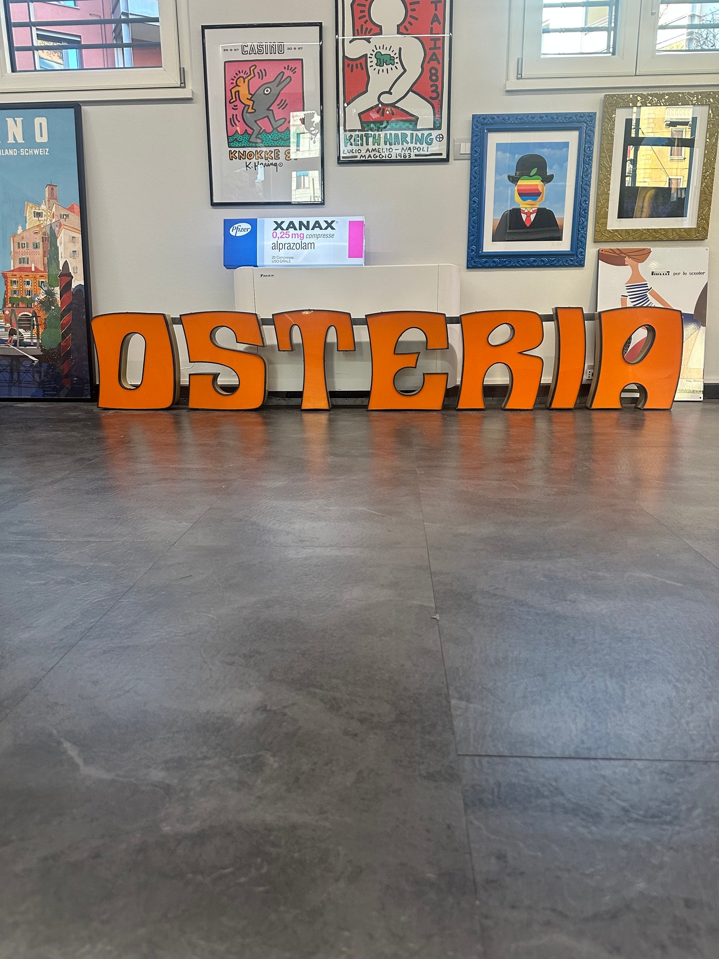 Insegna luminosa originale - Osteria