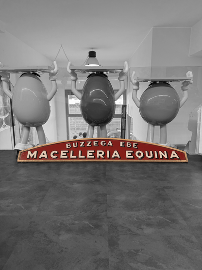 Insegna originale Macelleria Equina