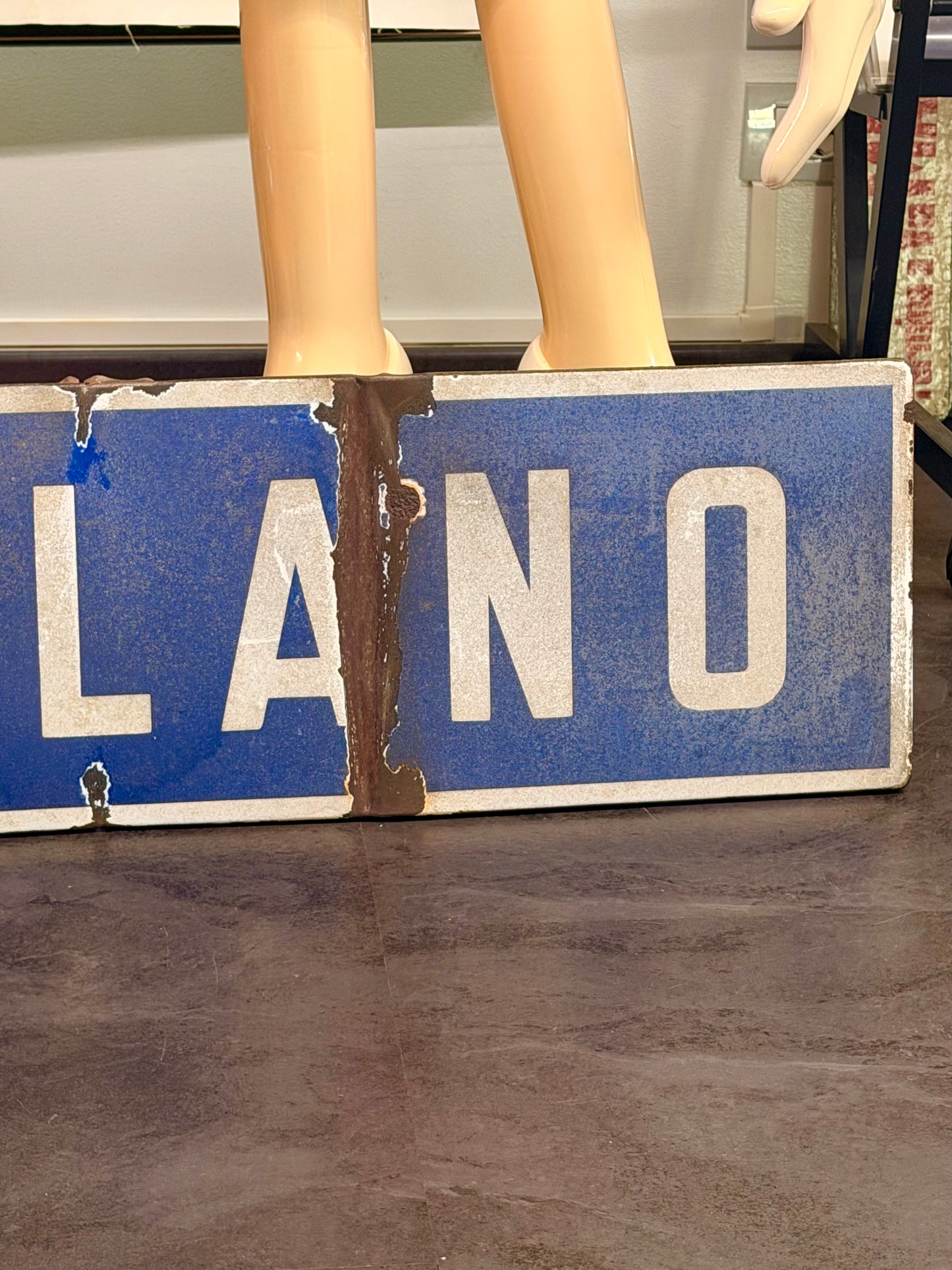 Insegna stradale originale Milano