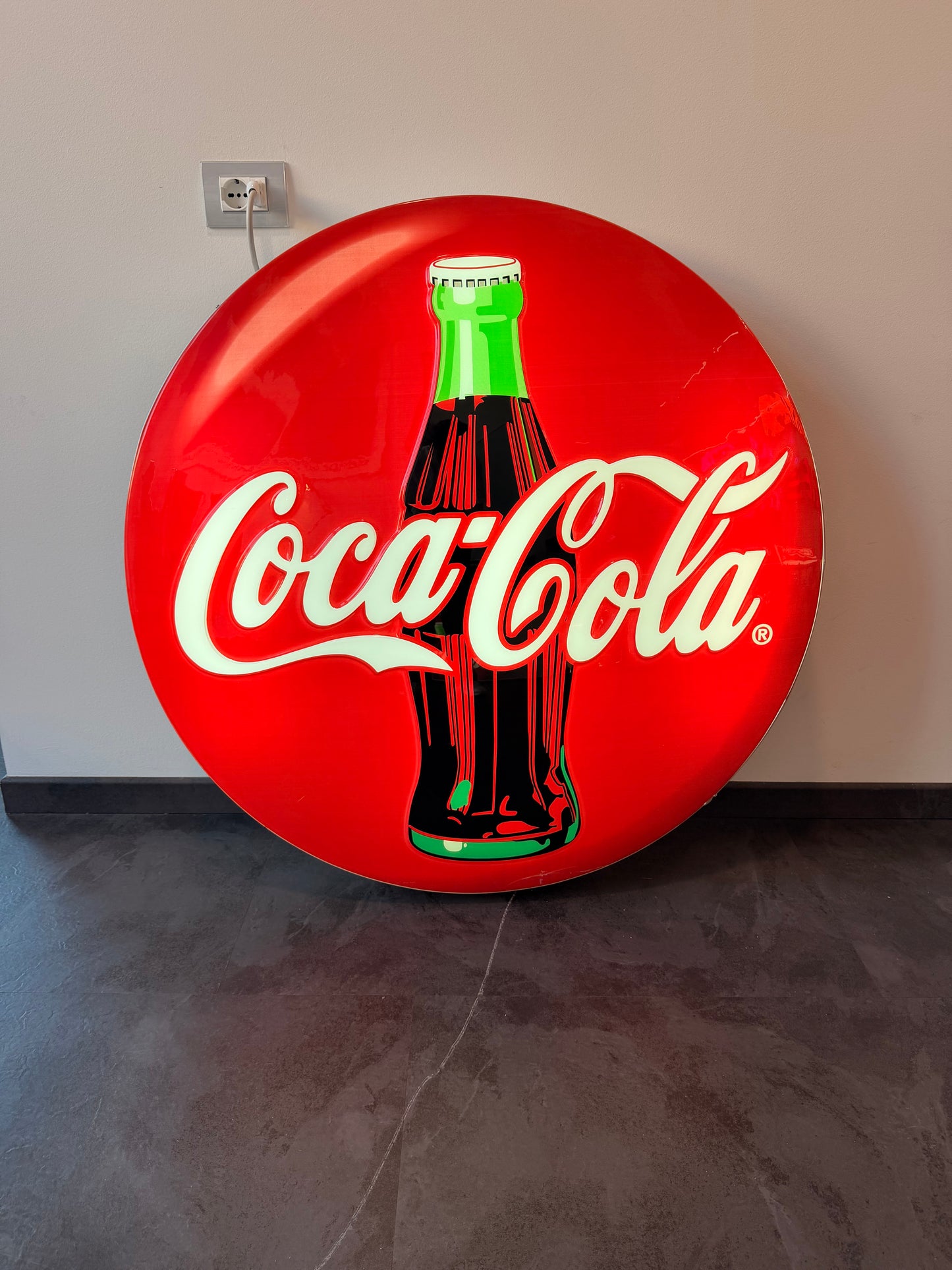 Insegna luminosa Coca Cola’ 80