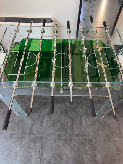 Calcio balilla in vetro