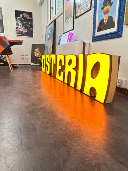 Insegna luminosa originale - Osteria