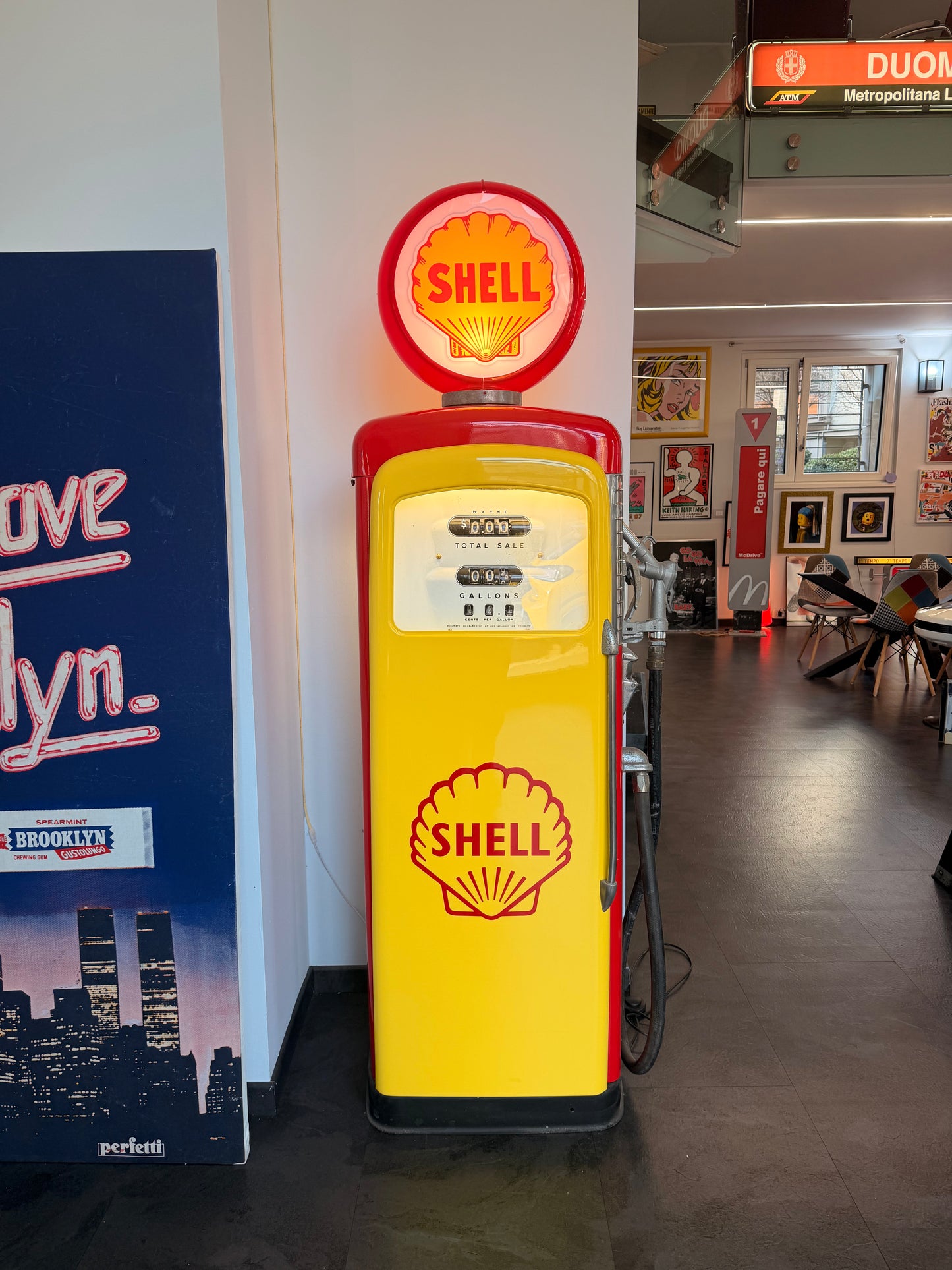 Pompa di benzina Wayne Shell - 60'