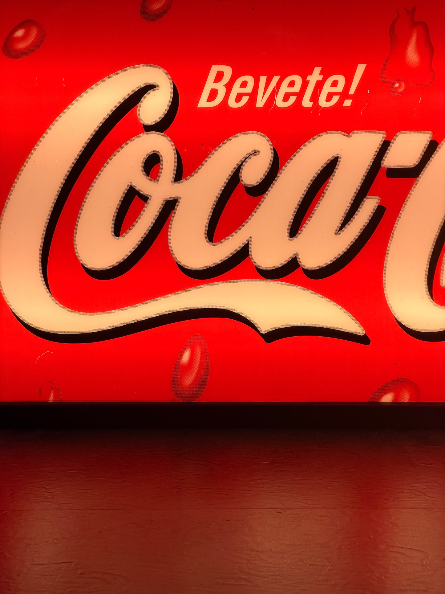 Insegna Luminosa Originale Coca Cola - 80'