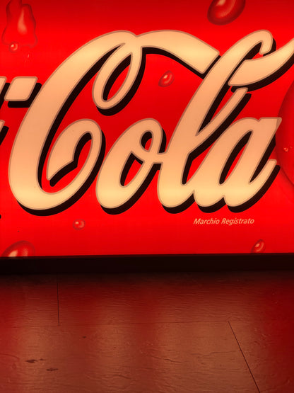 Insegna Luminosa Originale Coca Cola - 80'