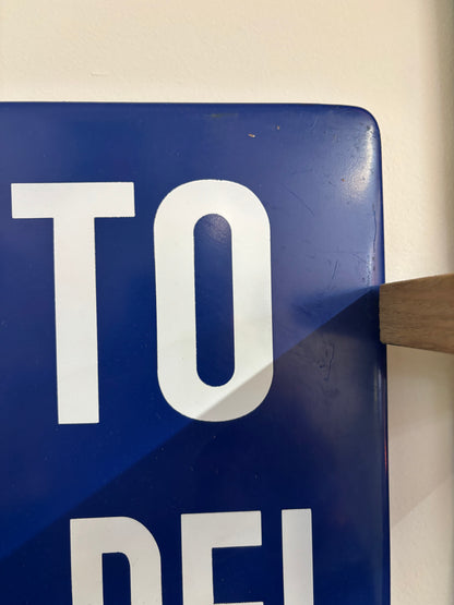 Insegna Originale - Divieto giuoco del calcio