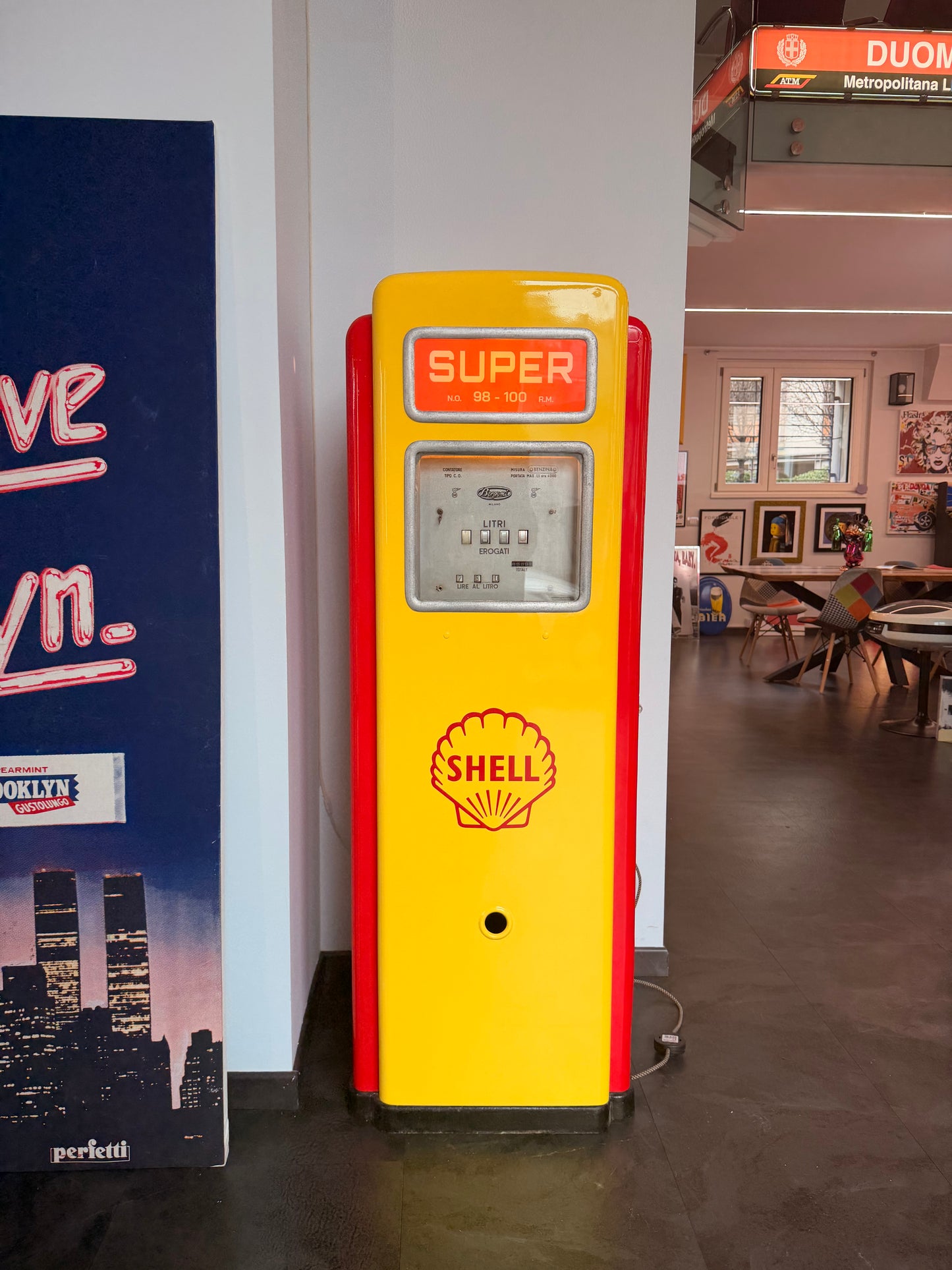 Pompa di benzina Bergoni Shell - 60'