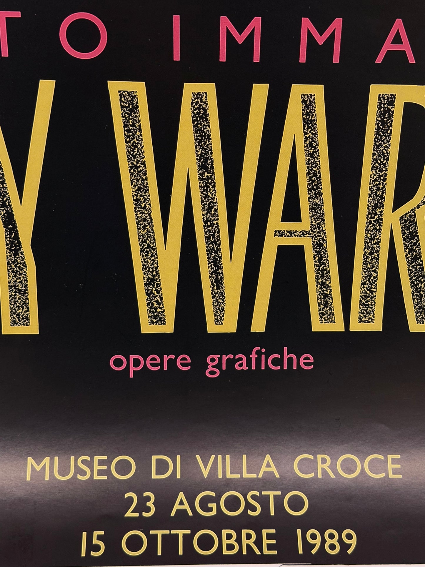 Manifesto Pubblicitario -  89'