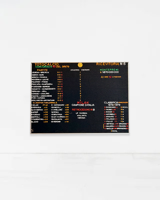 Listino prezzi - Totocalcio