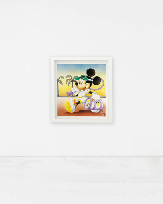 Manifesto Pubblicitario - Topolino Tennis
