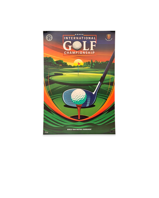 Manifesto decorativo - Golf