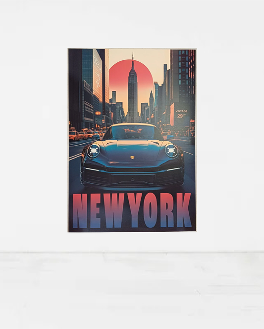 Manifesto Decorativo - Porsche New York