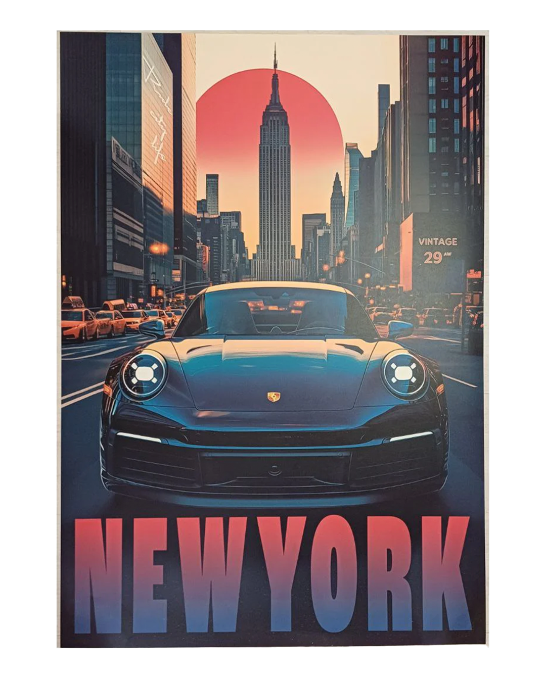 Manifesto Decorativo - Porsche New York