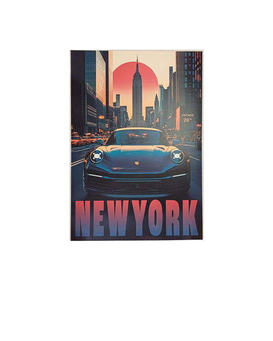 Manifesto Decorativo - Porsche New York