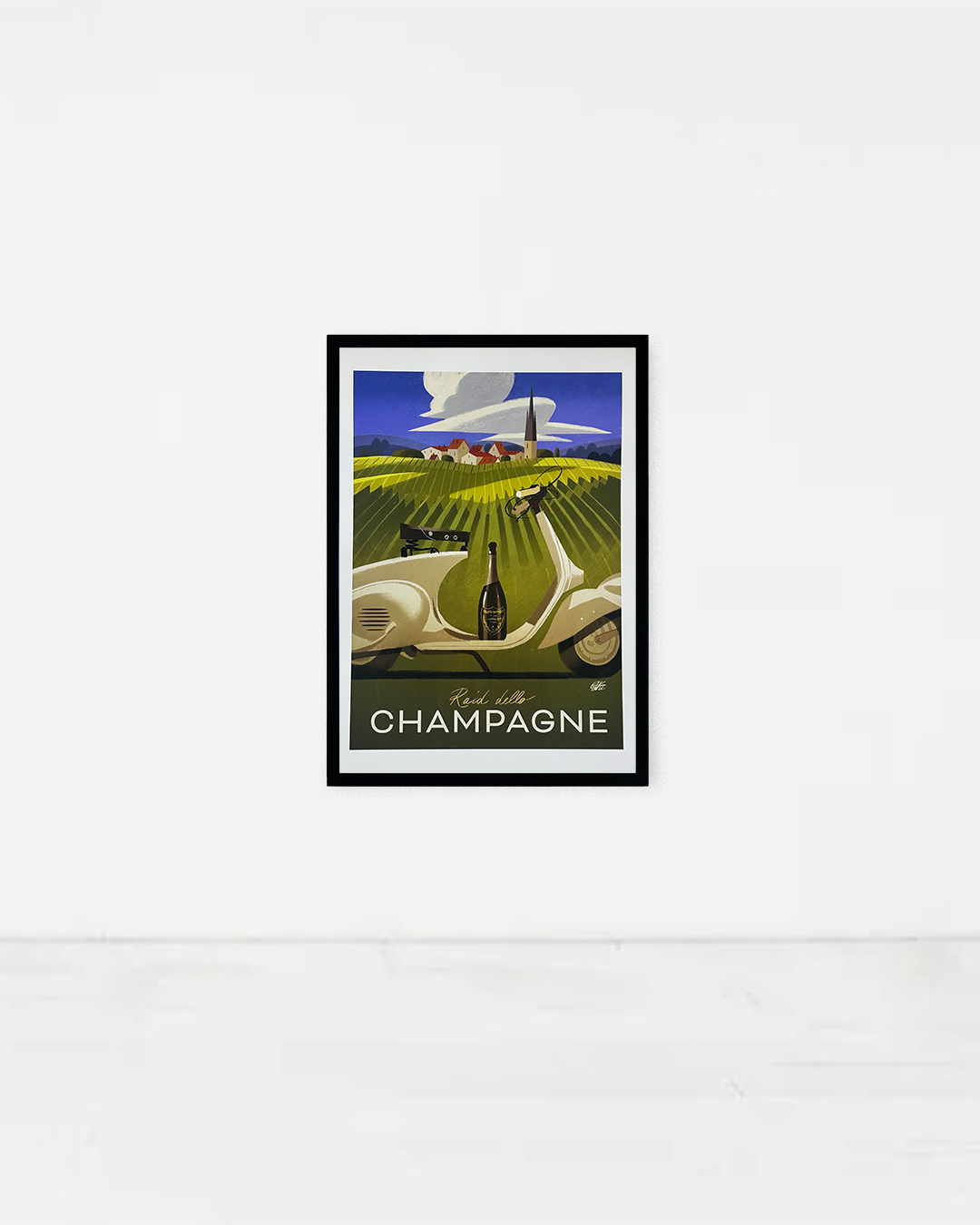 Manifesto Pubblicitario - Raid dello Champagne