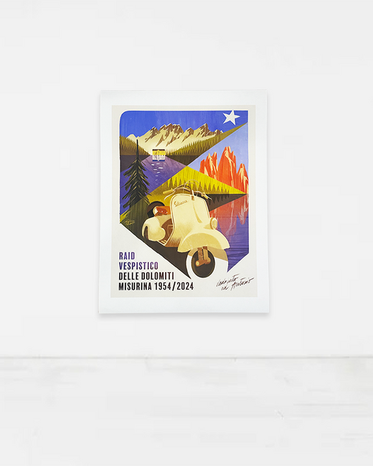 Manifesto Pubblicitario - Raid delle Dolomiti