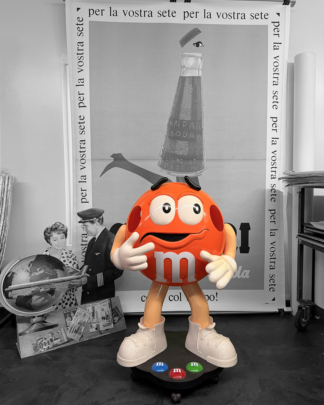 Espositore originale M&m's arancione