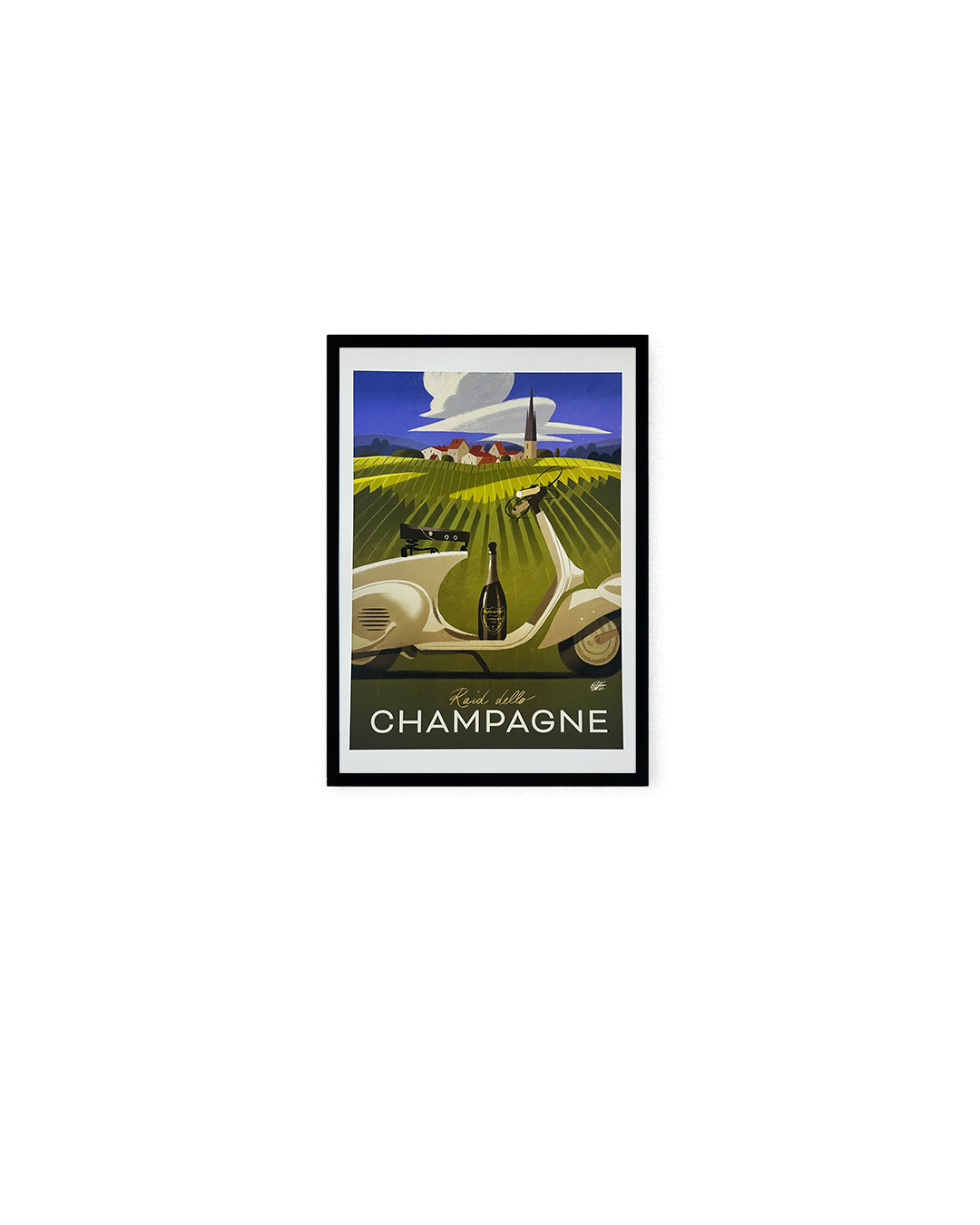 Manifesto Pubblicitario - Raid dello Champagne